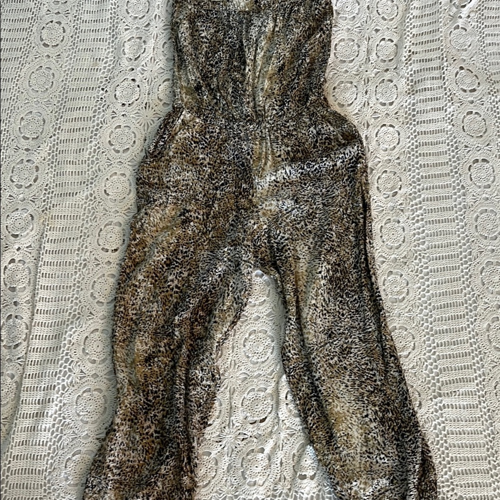 Angie Leopard Print Jumpsuit